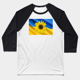 Ukraine Sunflower Baseball T-Shirt